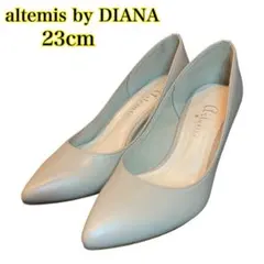 超美品　altemis by DIANA パンプス ポインテッドトゥ　革 23のサムネイル