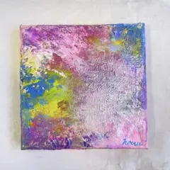 ハートの絵、絵画、原画、インテリア、現代アート、LOVE、幸せを呼ぶ