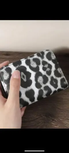 ヒョウ柄カードケース新品未使用品即日発送