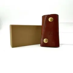 イルビゾンテ✨IL BISONTE レザー 4蓮キーケース Wホック 箱付きのサムネイル
