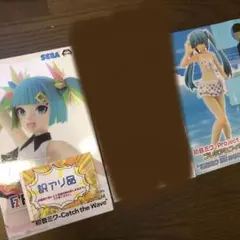 初音ミク　フィギュア　2点セット　箱凹みあり