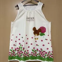 くまのがっこう JACKIE エプロン 花柄