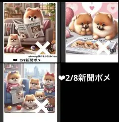 オーダーページ　2/8新聞ポメ　パネル生地　ハンドメイド