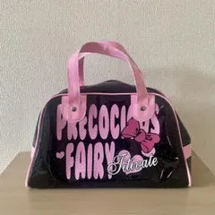 Y2K バッグ 平成レトロバッグ ボストンバッグ エナメル調 平成女児バッグ