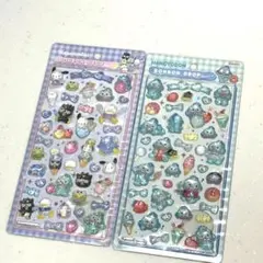 サンリオ ボンボンドロップシール はぴだんぶい＆ハンギョドン セット