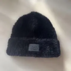 x-girl 黒 ニット帽・ビーニー