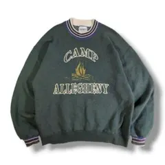 90s USA製 アメカジ CAMP スウェット トレーナー L 354