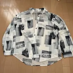 FUN フォトプリント シアーシャツ 長袖のサムネイル