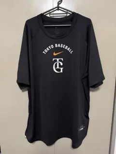 読売ジャイアンツ ナイキ ブラック×ホワイト プラクティス ハイグレードTシャツ