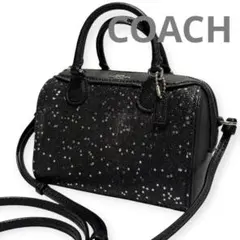 COACH スターグリッター ベネットショルダーバッグ ブラック ブラック 黒のサムネイル