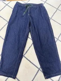 美品　GRAMICCI ダークブルー ストレートパンツ XL