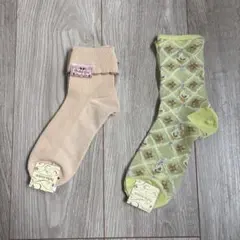 新品未使用品　tutuanna ソックス 2足セット 22-25cm