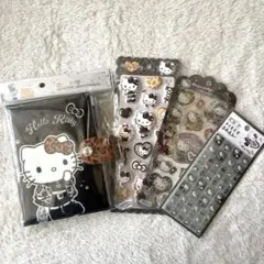 【新品未開封】ハローキティ ★ シール帳 シール 4点セット　ギャル 豹柄