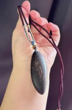 鑑別済】魔除け石モリオン16㎜球☆ 金属不使用の、しなやか鹿革