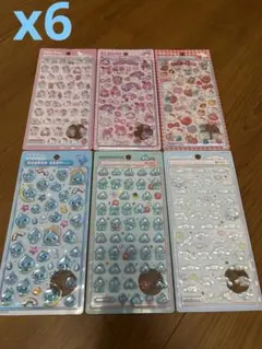 ボンボンドロップシール シナモロール ハンギョドン ハローキティ マイメィロディ