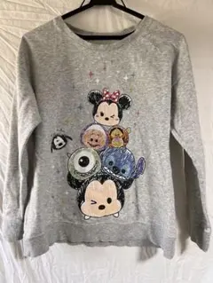 ユニクロ　UNIQLO ディズニー　コラボ　ツムツム　薄着トレーナー　S