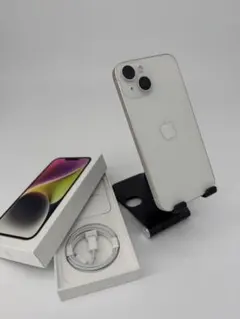 No.13 美品！！Apple iPhone 14 ホワイト本体　83%