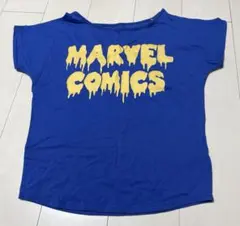 ⭐︎marvelマーベル Tシャツ 肩開きオフィショル　y2k 古着アメカジ Mのサムネイル