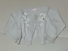 美品【メゾピアノ】薄手カーディガンS 90〜100