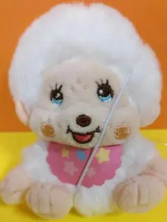 モンチッチ　コットンキャンディマスコット　ホワイト