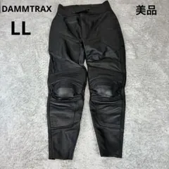 美品】DAMMTRAX ダムトラックス レザーパンツ LL ブラック - メルカリ