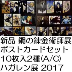 新品 鋼の錬金術師展 ポストカードセット10枚入2種(A/C)ハガレン展2017