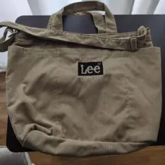 Lee コーデュロイ ショルダーバッグ ベージュ