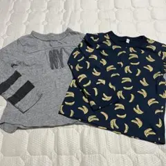 長袖Tシャツ ロンT 男の子 2枚セット 110