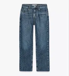 新品タグ付きダークブルー ストレートレッグデニム 32