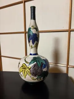 陶芸 銀化釉　ペルシャ風　ヴィンテージ　レトロ　美術品　インテリア　耳付き 陶芸 銀化釉 ペルシャ風 ヴィンテージ レトロ 美術品 インテリア 耳