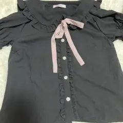 Ank Rouge アンクルージュ ブラウス ブラック 黒