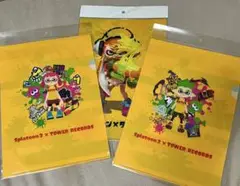 Splatoon 2 × TOWER RECORDS クリアファイル 3枚セット