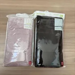 【新品未使用】120サイズ　UNIQLO コーデュロイ　レギンス　２枚セット