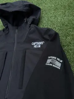 ハーフジップ ブラック