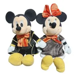 ディズニー ミッキー＆ミニー ぬいぐるみセット リボンコスチューム