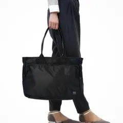 PORTER＿TIME TOTE＿ポータータイムトートブラック黒