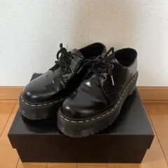 23センチ Dr.Martens 1461 3ホール ローファー 厚底 黒