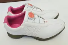 adidas アディダス ゴルフシューズ ボア BOA ピンク 23.5cm