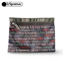 LeSportsac レスポートサック 英字ロゴ柄 ポーチ 小物入れ