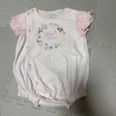 メゾピアノ ピンク ロンパース　70サイズ