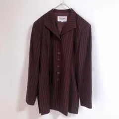 【MACPHEE】（M）ウール混ミラノリブスクエアニック/ショート丈プルオーバー