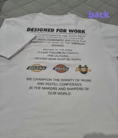 Dickies Tシャツ ホワイト バックプリントのサムネイル