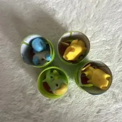 ポケモンチョコエッグ　ピカチュウ、ナエトル、ゼニガメ