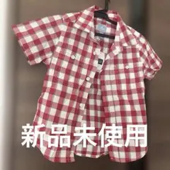 babyGap 半袖シャツ 95cm 赤チェック