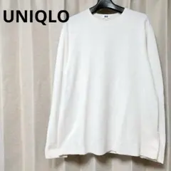 UNIQLO✨ ミラノリブクルーネックセーターオフホワイト