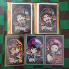 鬼滅の刃 ハロウィン メタリックカード まとめて