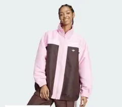 adidas 70S オーバーサイズ トラックジャケット ピンク XS