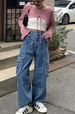 デニムカーゴパンツのサムネイル