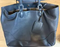 美品 PELLE MORBIDA エディターズバッグ スエード グレー/ブラック 