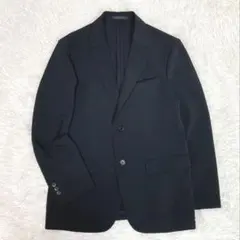 ✨極美品✨ユニクロ　メンズ　感動ジャケット　テーラードジャケット　黒　S 洗える